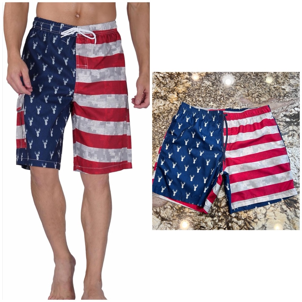 George Americana Swim Trunks